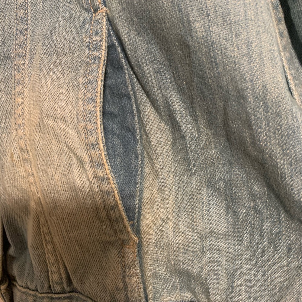 Jennifer Lopez Crackle denim jacket - Picture 5 of 6